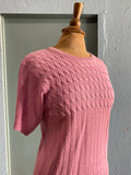 90’s bubblegum pink knit top