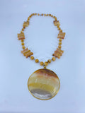 Vintage Aquario Horoscope pendant necklace