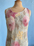 90's-Y2K sage floral dress