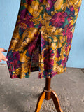 90's baroque printed jumper dress