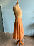 60's Amber laced skirt slip