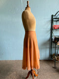 60's Amber laced skirt slip