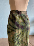 90's Ralph Lauren tie-dye body con skirt