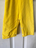 50-60's Yellow corduroy overalls