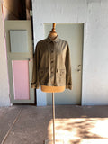 90's Army green cropped boxy jacket