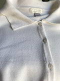 90's white knit top