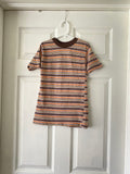 70's Brown & Orange striped T-shirt