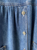 90's Bill Blass Denim short sleeve plus size dress
