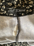 Y2K Betsey Johnson black and white floral dress