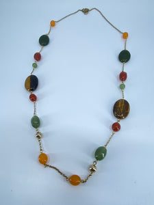Chaps Tigers Eye long Necklace