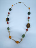 Chaps Tigers Eye long Necklace