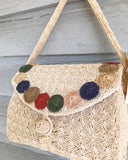 Japanese Crochet Straw handbag. 䁣 䁣