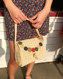 Japanese Crochet Straw handbag. 䁣 䁣