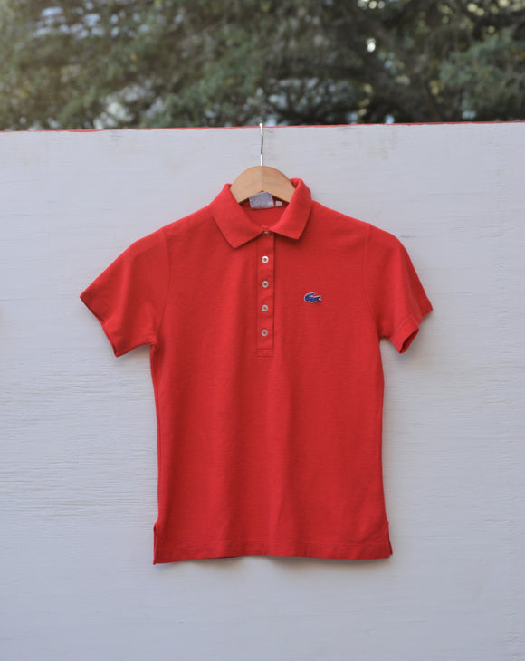 1970's Red Lacoste Polo shirt