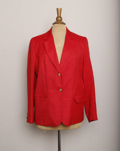 1970/1980's Red Blazer with gold anchor buttons