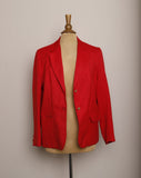 1970/1980's Red Blazer with gold anchor buttons