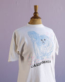1990's California white cat tshirt