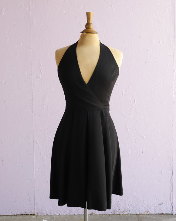 1990's Black mini dress