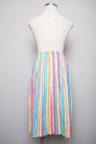 1980-90's Candy striped plus size skirt
