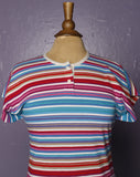 1980's Candy striped tee